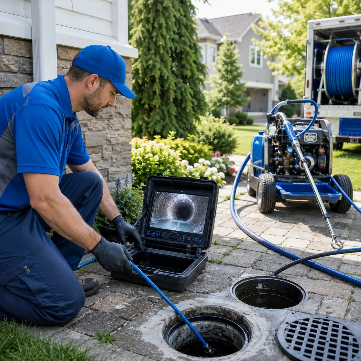 Outdoor drain cleaning professionals serving Heyworth, IL